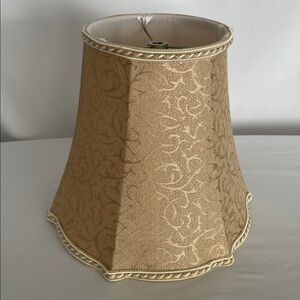 Elegant Gold Jaquard Lampshade